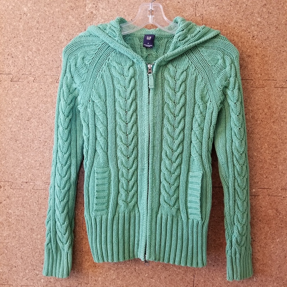 Gap | Thick Knitted Hooded Jacket - Picture 5 of 8